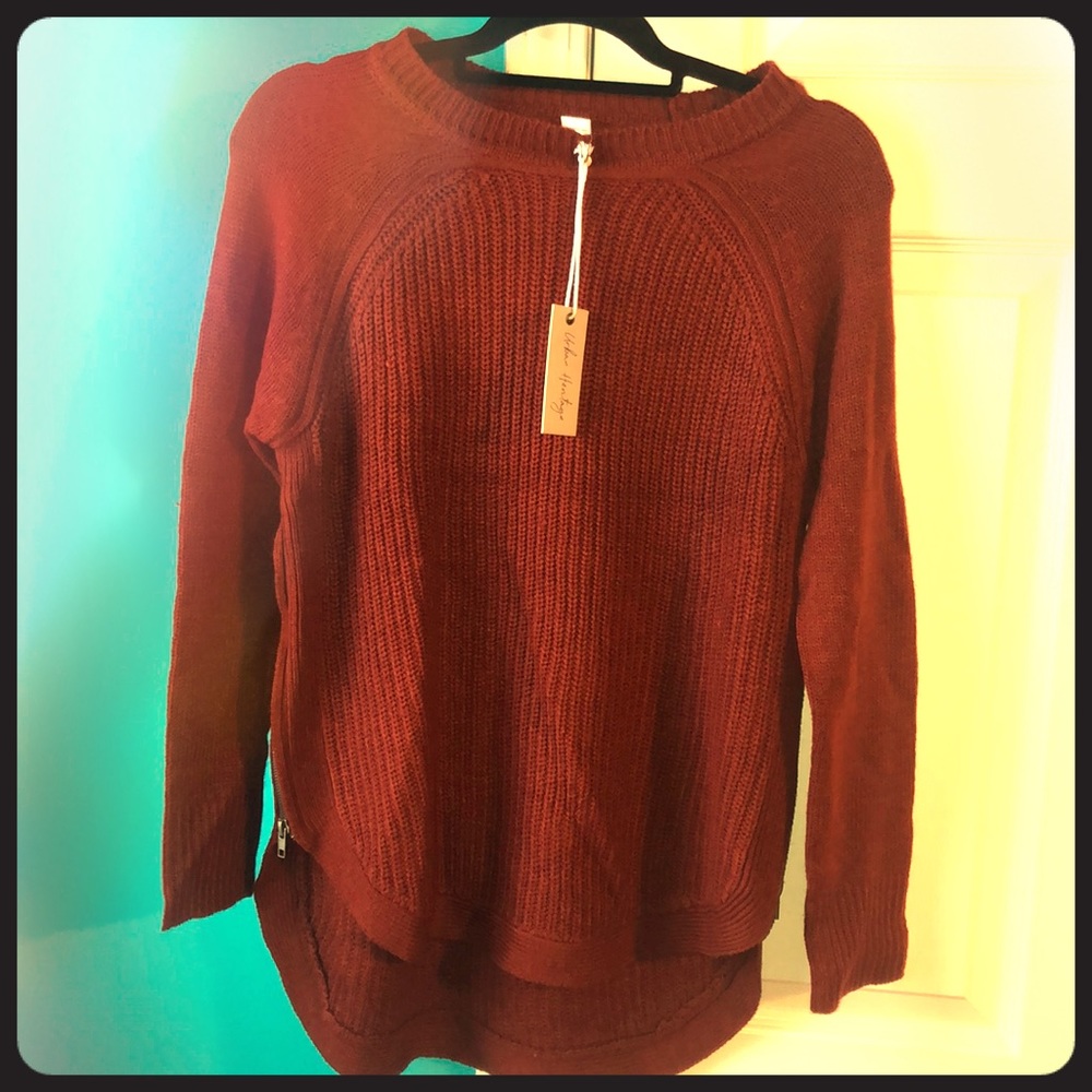 Burnt orange sweater. Brand new.